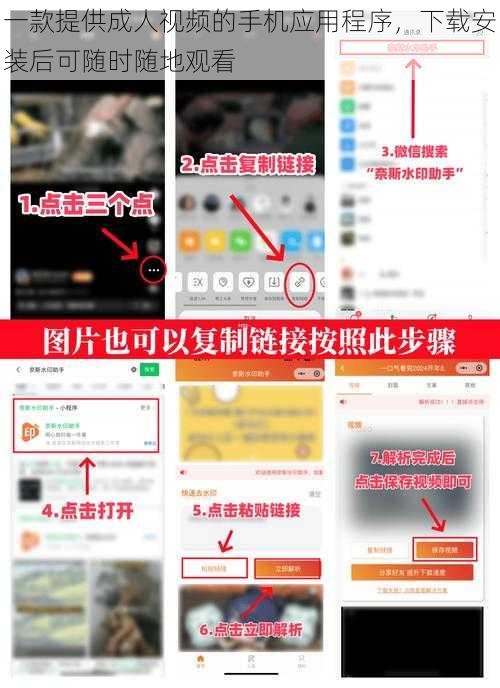 一款提供成人视频的手机应用程序,下载安装后可随时随地观看