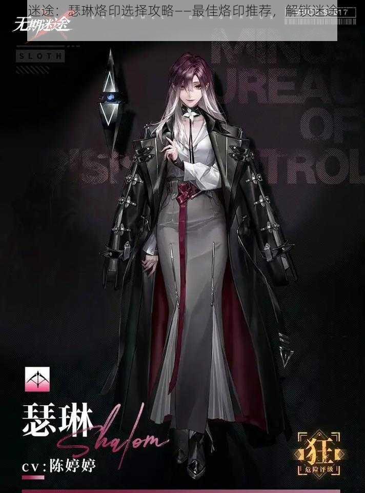 无期迷途:瑟琳烙印选择攻略——最佳烙印推荐,解锁迷途新篇章