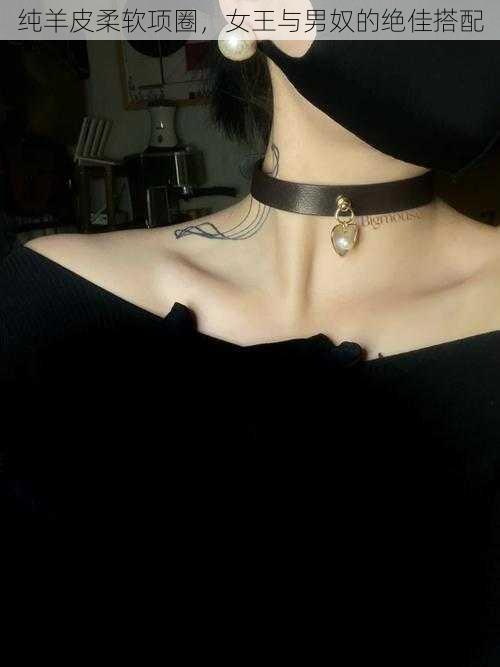 纯羊皮柔软项圈,女王与男奴的绝佳搭配