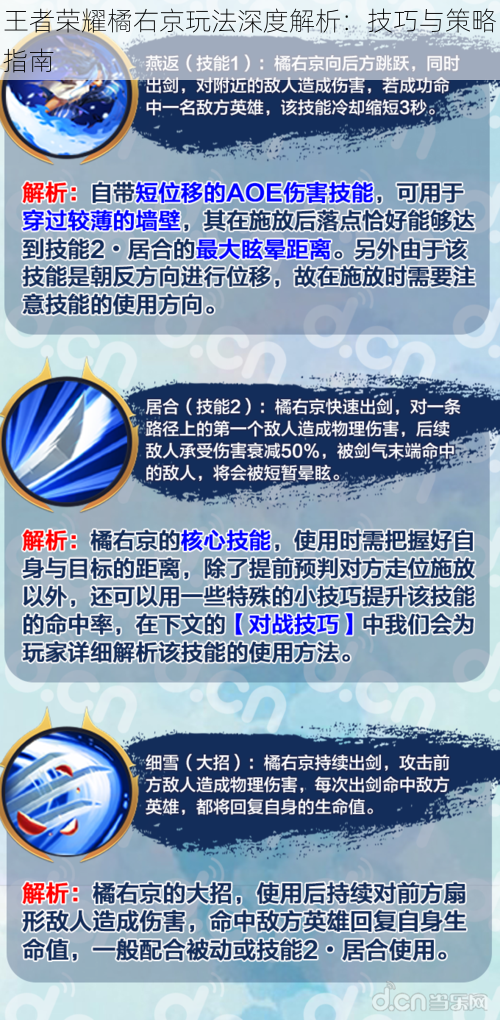王者荣耀橘右京玩法深度解析:技巧与策略指南