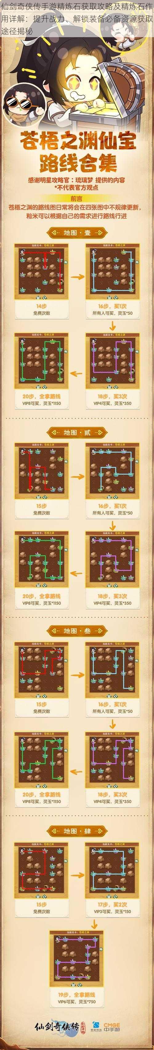 仙剑奇侠传手游精炼石获取攻略及精炼石作用详解:提升战力、解锁装备必备资源获取途径揭秘
