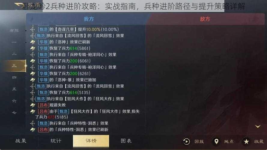 卧龙吟2兵种进阶攻略:实战指南,兵种进阶路径与提升策略详解