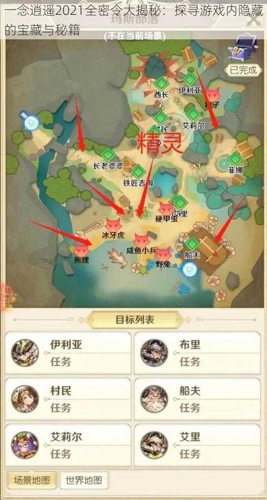 一念逍遥2021全密令大揭秘:探寻游戏内隐藏的宝藏与秘籍
