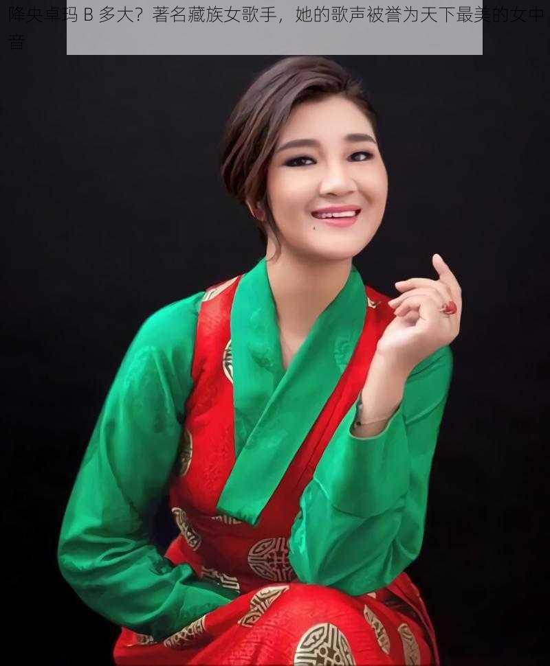 降央卓玛 B 多大?著名藏族女歌手,她的歌声被誉为天下最美的女中音
