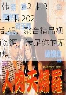 日韩一卡 2 卡 3 卡 4 卡 2021 乱码,聚合精品视频资源,满足你的无限幻想