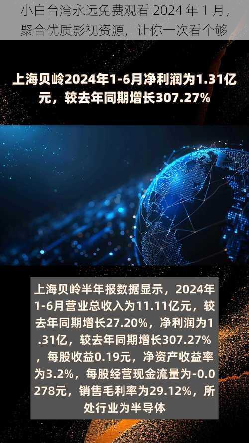 小白台湾永远免费观看 2024 年 1 月,聚合优质影视资源,让你一次看个够