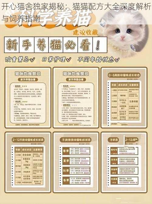 开心猫舍独家揭秘:猫猫配方大全深度解析与饲养指南