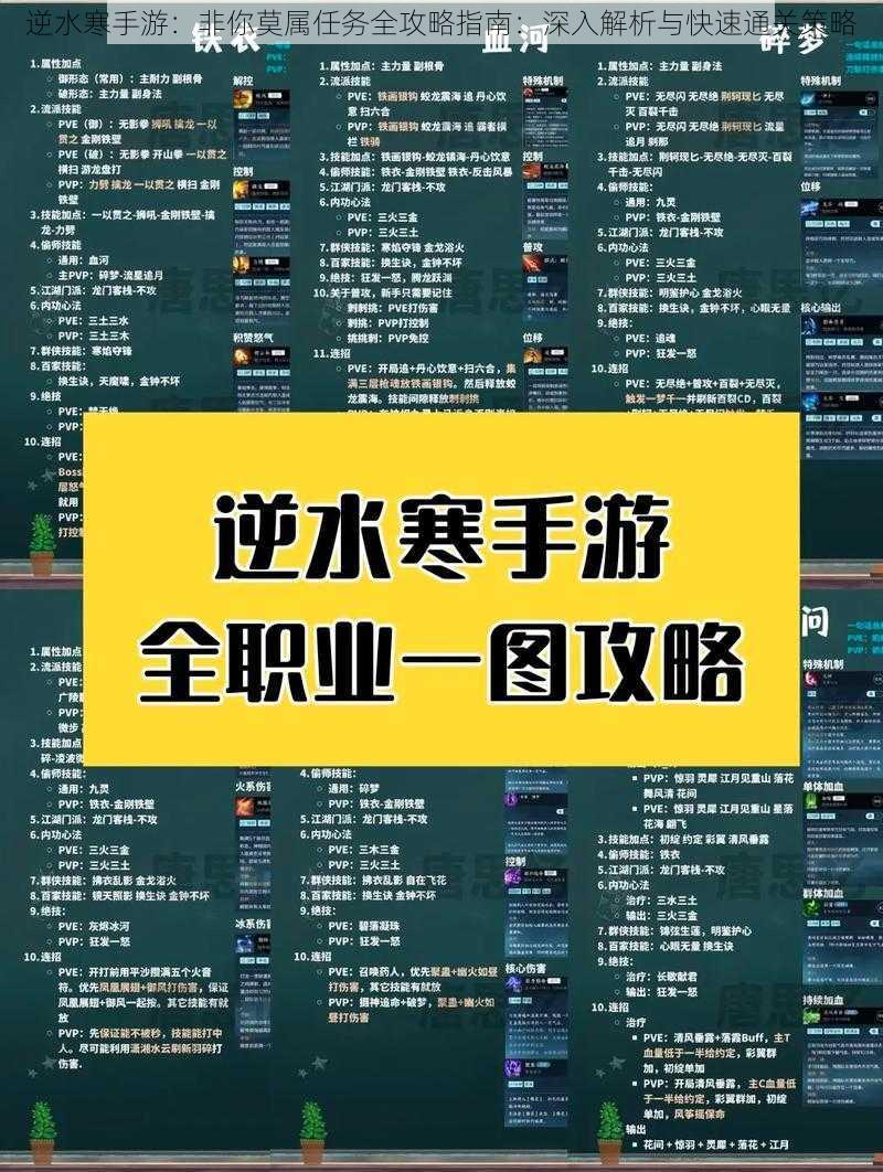 逆水寒手游:非你莫属任务全攻略指南:深入解析与快速通关策略