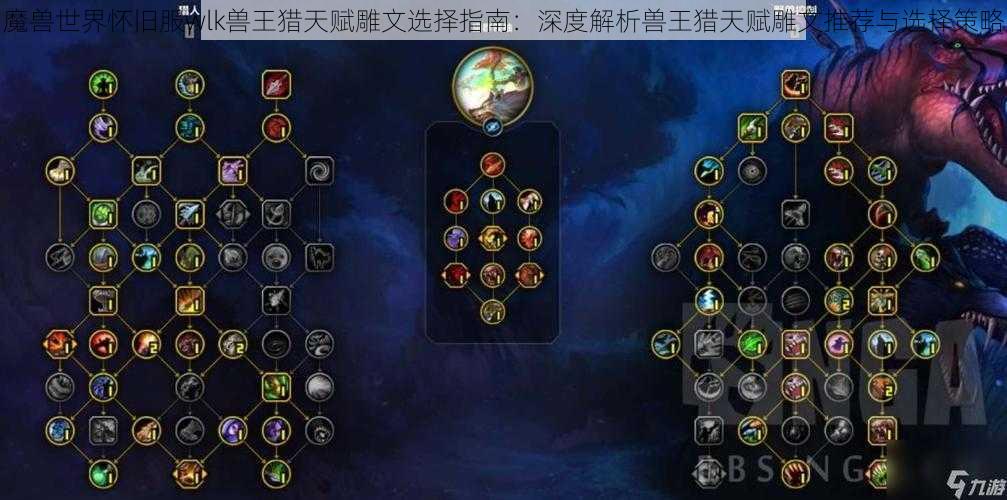魔兽世界怀旧服wlk兽王猎天赋雕文选择指南:深度解析兽王猎天赋雕文推荐与选择策略