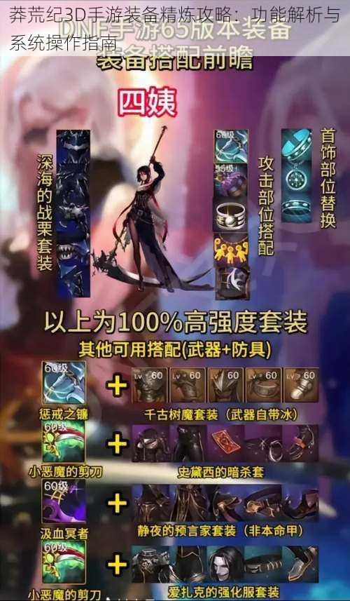 莽荒纪3D手游装备精炼攻略:功能解析与系统操作指南
