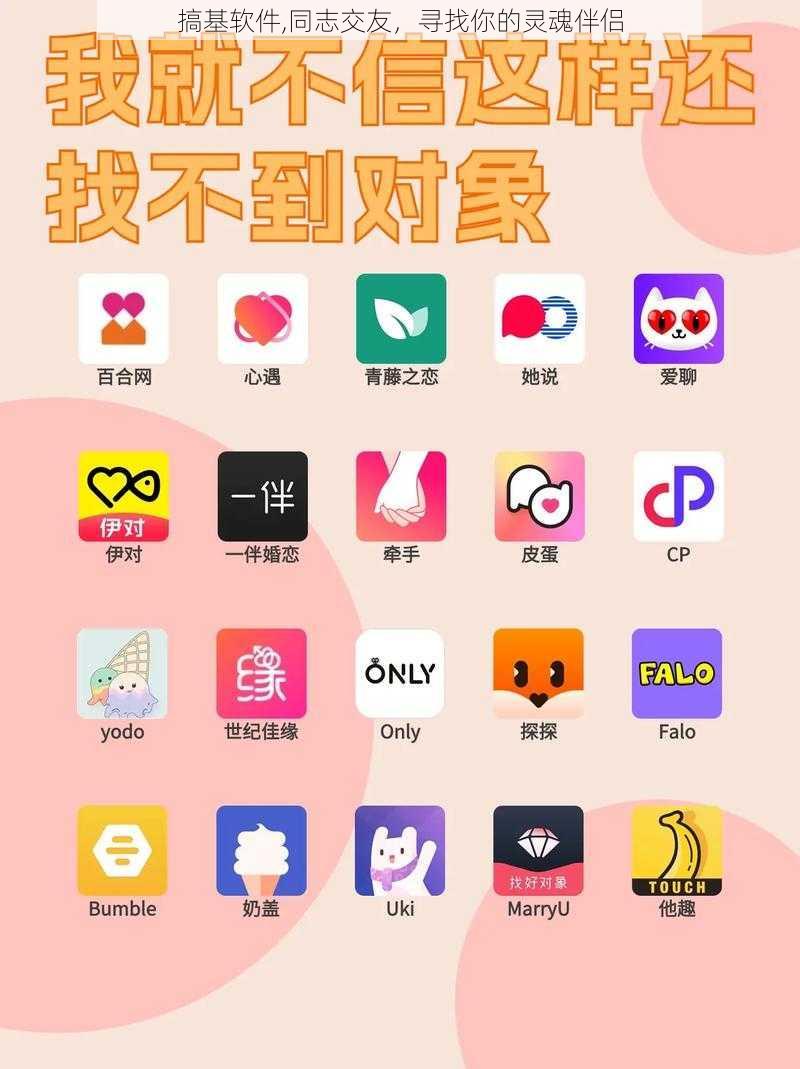 搞基软件,同志交友,寻找你的灵魂伴侣