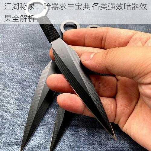 江湖秘录:暗器求生宝典 各类强效暗器效果全解析