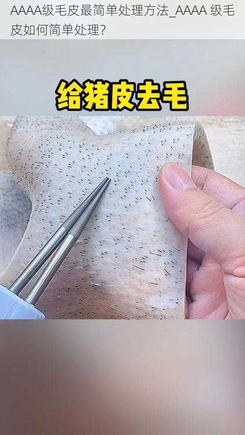 AAAA级毛皮最简单处理方法_AAAA 级毛皮如何简单处理?