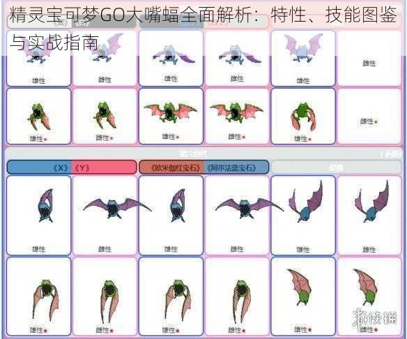 精灵宝可梦GO大嘴蝠全面解析:特性、技能图鉴与实战指南