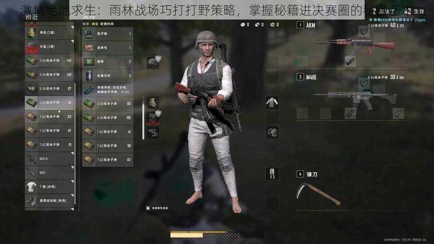激情绝地求生:雨林战场巧打打野策略,掌握秘籍进决赛圈的秘密艺术