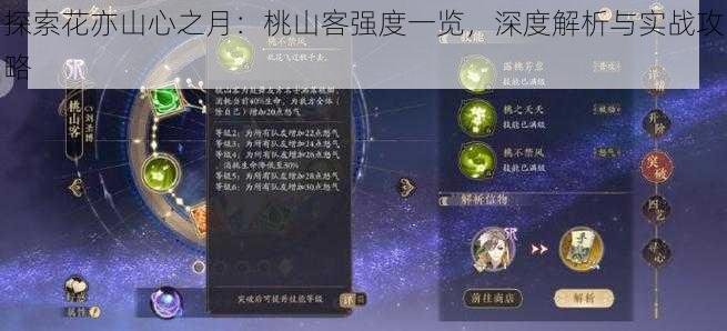 探索花亦山心之月:桃山客强度一览,深度解析与实战攻略