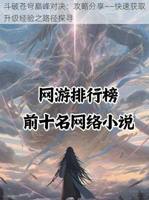 斗破苍穹巅峰对决:攻略分享——快速获取升级经验之路径探寻