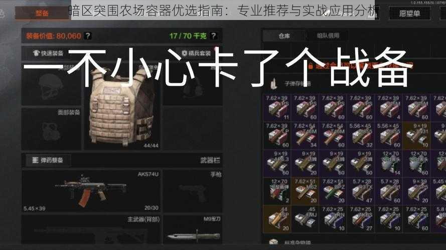 暗区突围农场容器优选指南:专业推荐与实战应用分析