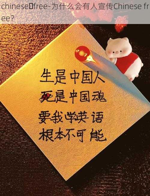 chinese free-为什么会有人宣传Chinese free?