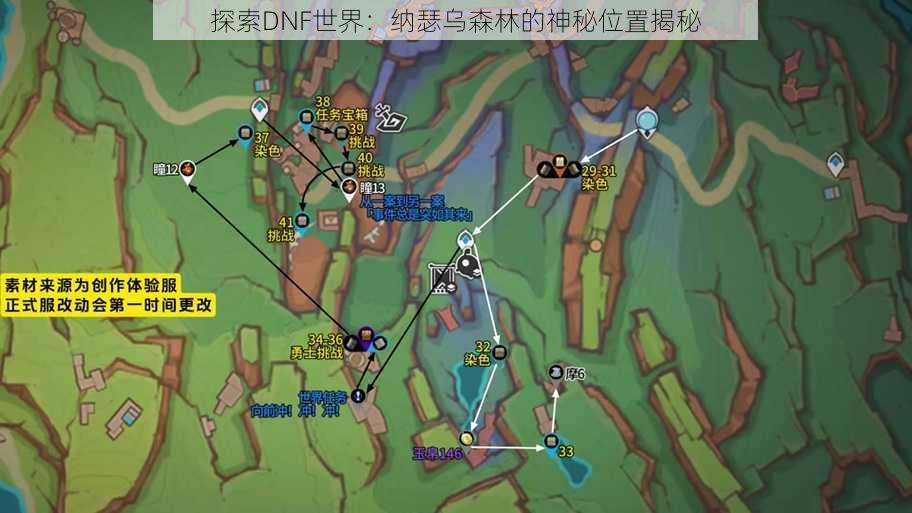 探索DNF世界:纳瑟乌森林的神秘位置揭秘