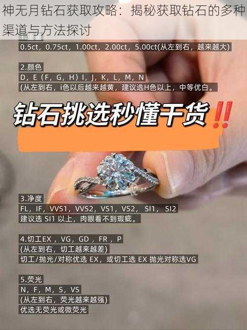 神无月钻石获取攻略:揭秘获取钻石的多种渠道与方法探讨