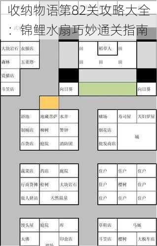 收纳物语第82关攻略大全:锦鲤水扇巧妙通关指南