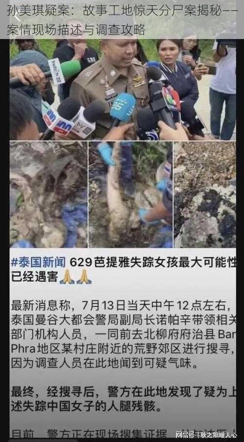 孙美琪疑案:故事工地惊天分尸案揭秘——案情现场描述与调查攻略