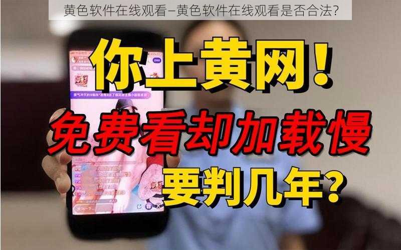 黄色软件在线观看—黄色软件在线观看是否合法?