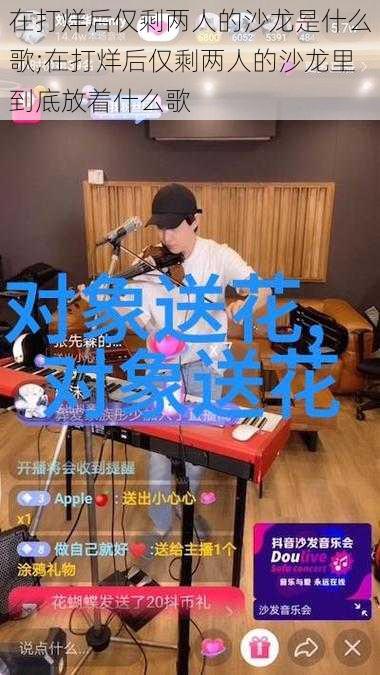 在打烊后仅剩两人的沙龙是什么歌;在打烊后仅剩两人的沙龙里到底放着什么歌