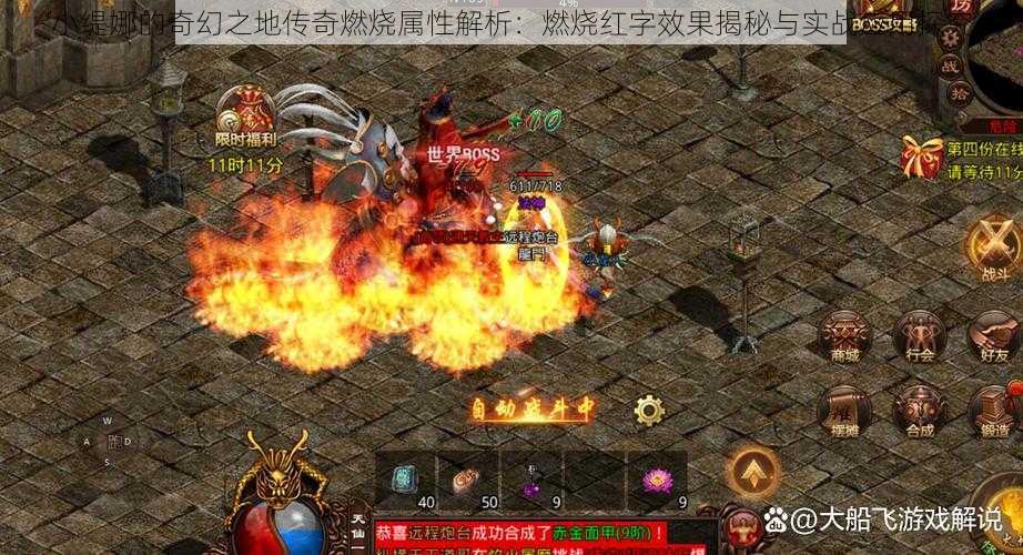 小缇娜的奇幻之地传奇燃烧属性解析:燃烧红字效果揭秘与实战应用探究