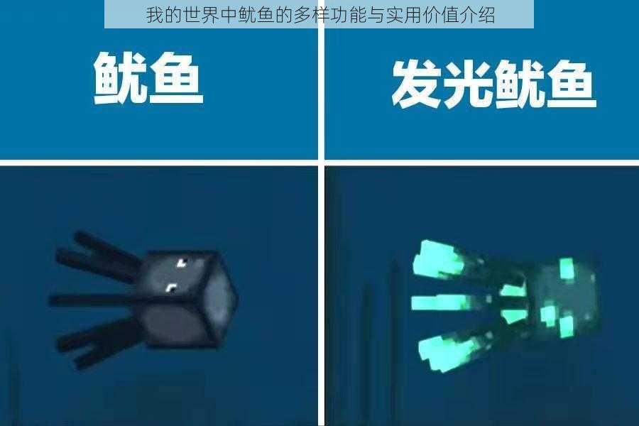 我的世界中鱿鱼的多样功能与实用价值介绍