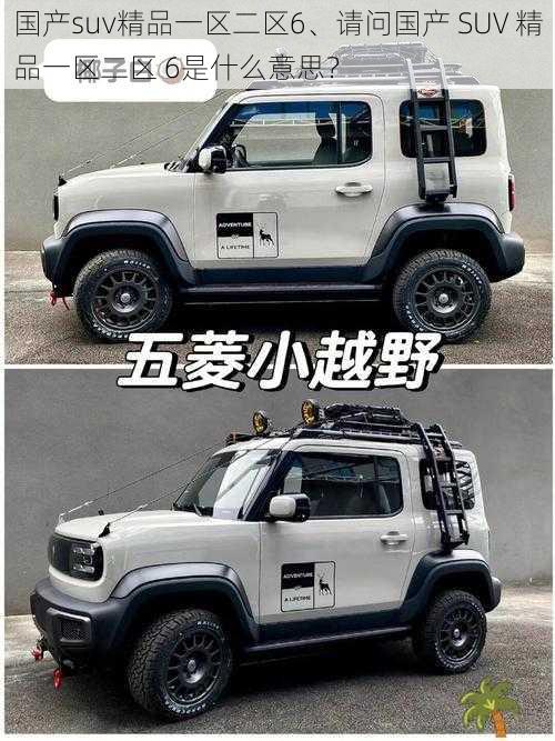 国产suv精品一区二区6、请问国产 SUV 精品一区二区 6是什么意思?