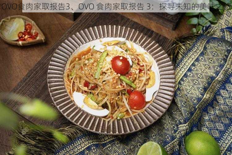 OVO食肉家取报告3、OVO 食肉家取报告 3:探寻未知的美味之旅