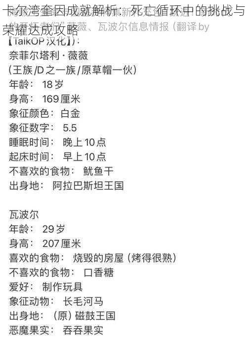 卡尔湾奎因成就解析:死亡循环中的挑战与荣耀达成攻略