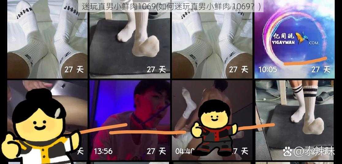 迷玩直男小鲜肉1069(如何迷玩直男小鲜肉 1069?)