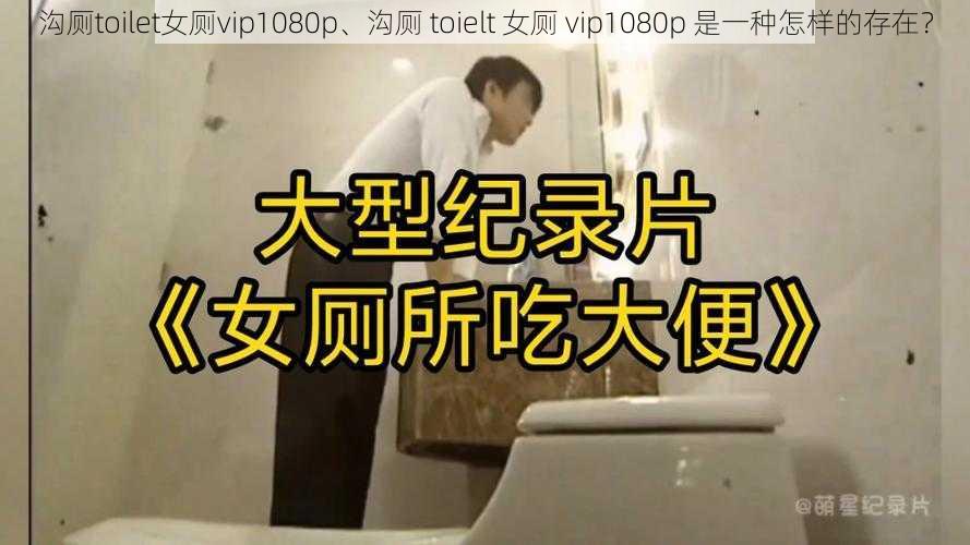 沟厕toilet女厕vip1080p、沟厕 toielt 女厕 vip1080p 是一种怎样的存在?