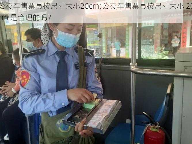 公交车售票员按尺寸大小20cm;公交车售票员按尺寸大小 20cm 是合理的吗?