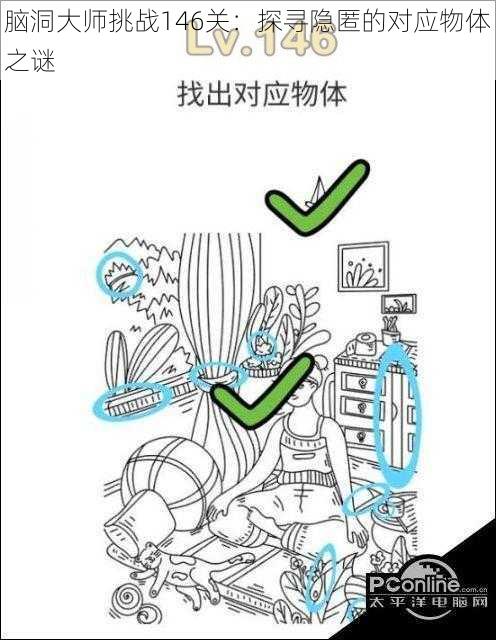 脑洞大师挑战146关:探寻隐匿的对应物体之谜