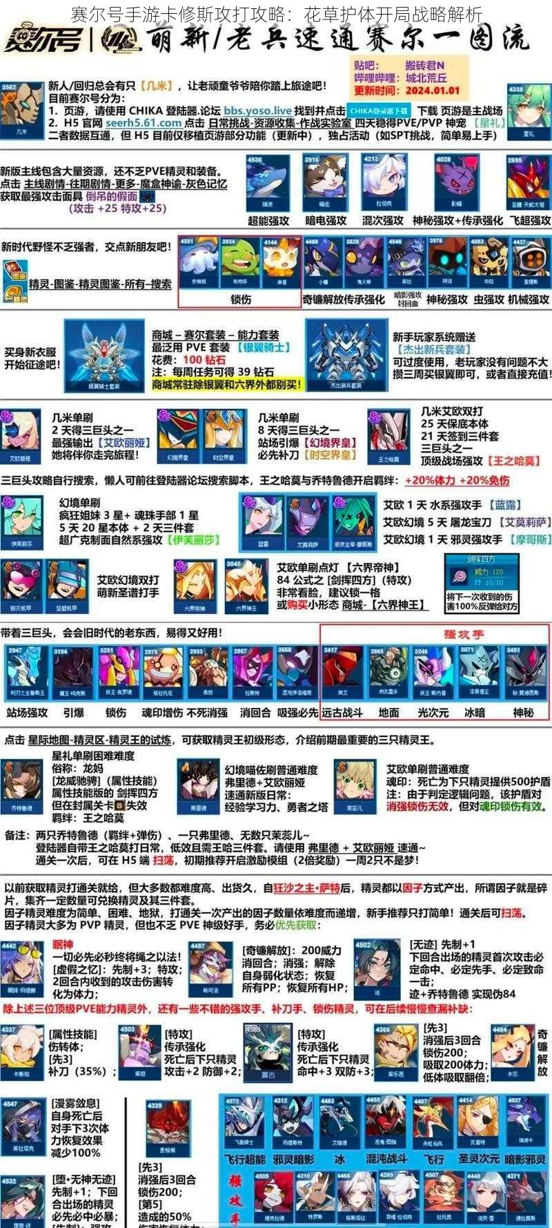 赛尔号手游卡修斯攻打攻略:花草护体开局战略解析
