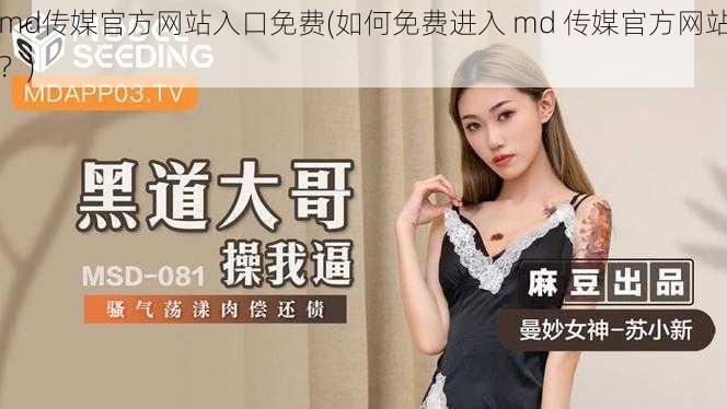 md传媒官方网站入口免费(如何免费进入 md 传媒官方网站?)