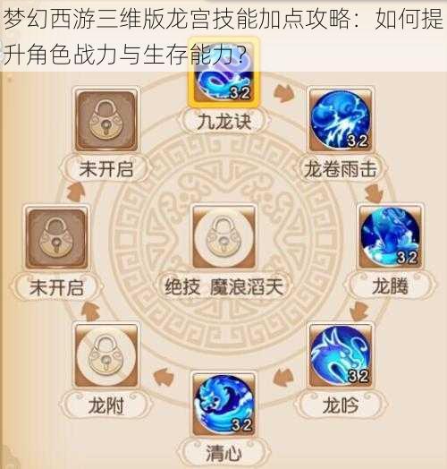 梦幻西游三维版龙宫技能加点攻略:如何提升角色战力与生存能力?