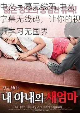 中文字幕无线码,中文字幕无线码,让你的视频学习无国界