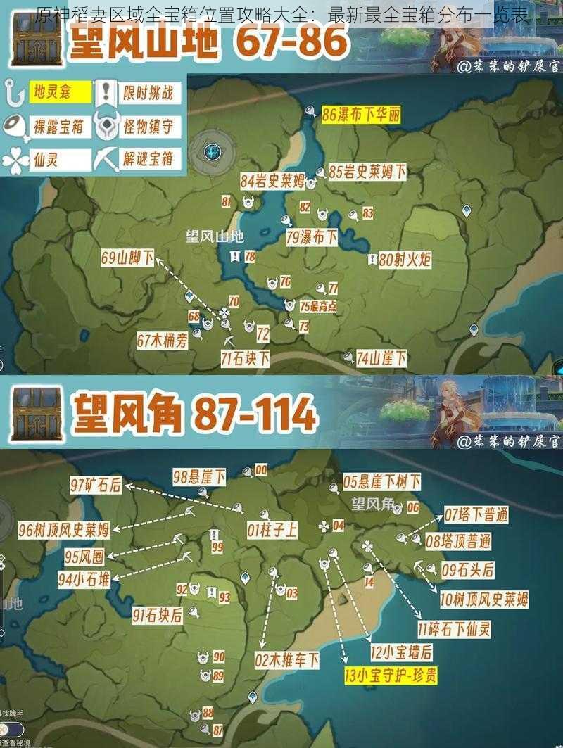 原神稻妻区域全宝箱位置攻略大全:最新最全宝箱分布一览表