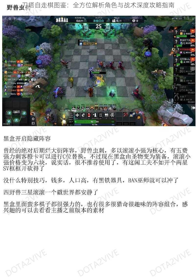刀塔自走棋图鉴:全方位解析角色与战术深度攻略指南