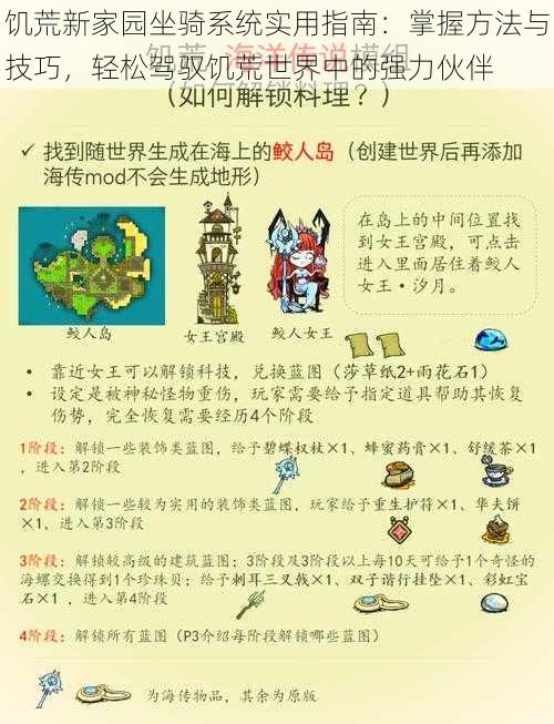 饥荒新家园坐骑系统实用指南:掌握方法与技巧,轻松驾驭饥荒世界中的强力伙伴