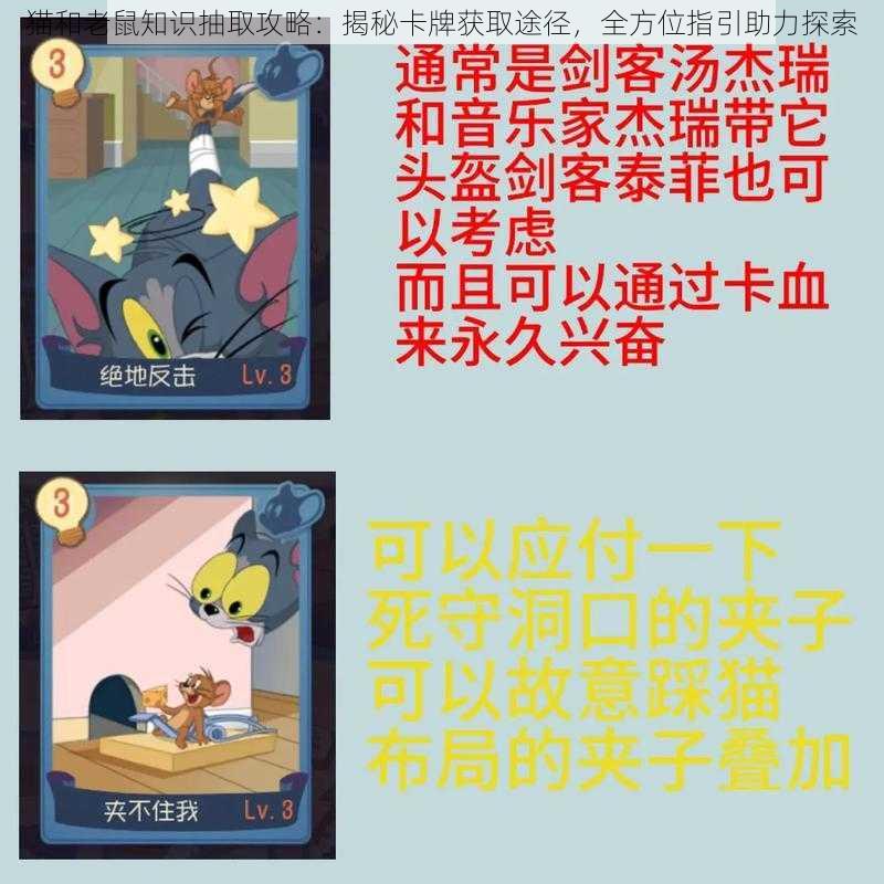 猫和老鼠知识抽取攻略:揭秘卡牌获取途径,全方位指引助力探索