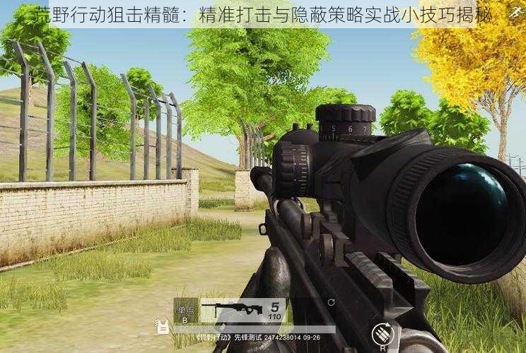 荒野行动狙击精髓:精准打击与隐蔽策略实战小技巧揭秘