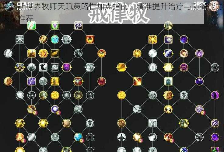 塔瑞斯世界牧师天赋策略性加点指南:精准提升治疗与防御能力天赋推荐