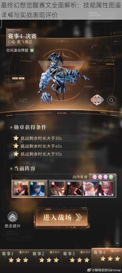 最终幻想觉醒赛文全面解析:技能属性图鉴详解与实战表现评价